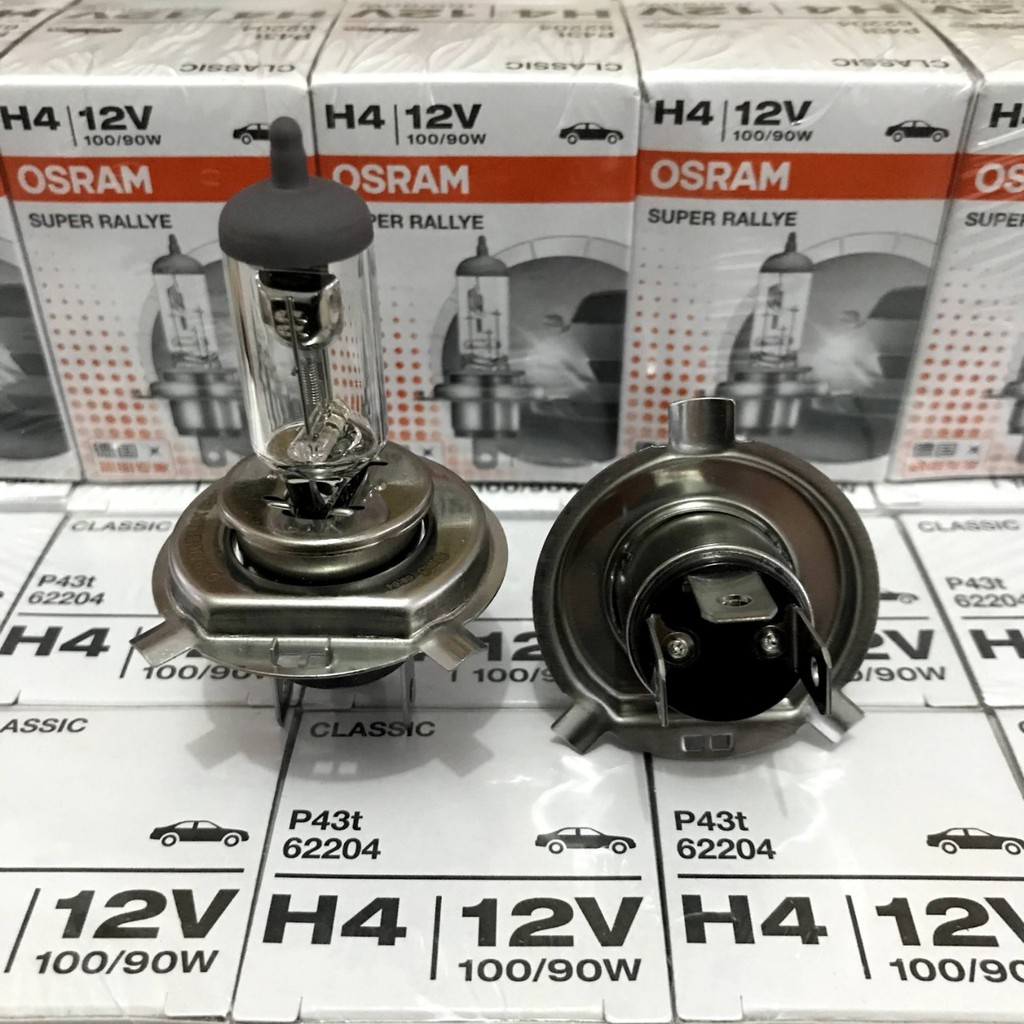 Bóng đèn Ô Tô OSRAM 12V (H1+H3+H4+H7+H11+9005+9006+W5W+P21W+P21/5W)
