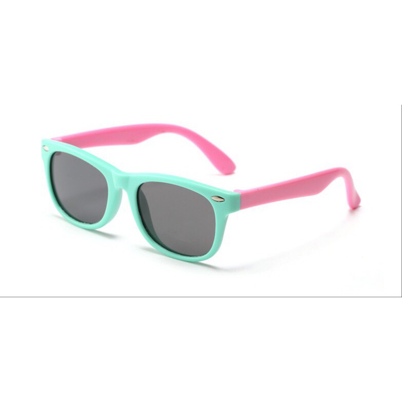 (ảnh thật) Kính mát  kính thời trang GỌNG DẺO color trơn cho bé từ 1-6y (nhiều màu) SBMK27 SBMK28 SBMK10