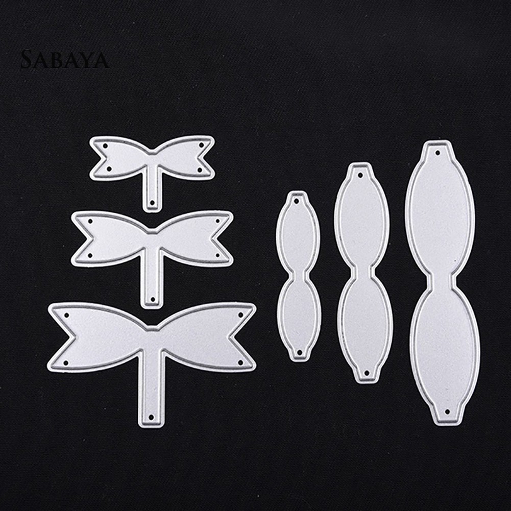 Set 6 khuôn cắt giấy kim loại kiểu dáng độc đáo