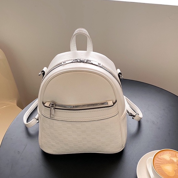 Faya - Balo da mini da dập ô bàn cờ trẻ trung B438