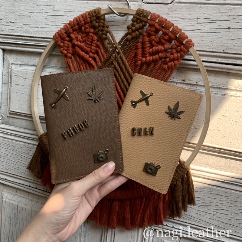 Vỏ bọc hộ chiếu (chat để chọn mẫu) - Nagi Handmade