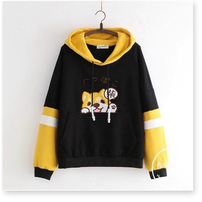 ÁO KHOÁC HOODIES,FROM RỘNG Y HÌNH,CHẤT LIỆU VÃI THOÁNG MÁT,THIẾT KẾ HỌA TIẾT XINH XẮN THỜI TRANG VINA 1HIT FASHION