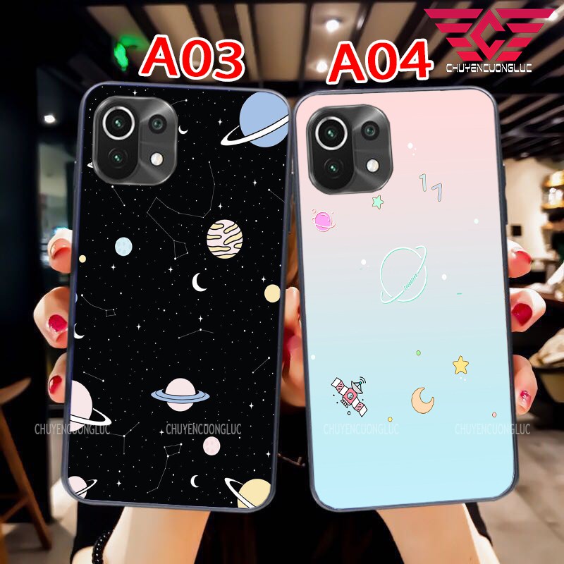 [HOT] Ốp lưng Xiaomi mi 11 mặt lưng ép kính chống bể hình vũ trụ ngân hà đẹp