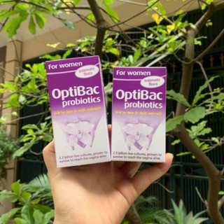 OPTIBAC TÍM - Men Vi Sinh Đặc_Trị_Viêm_Nhiễm_Phụ_Khoa Cho Phụ Nữ - HÀNG CHUẨN AUTH