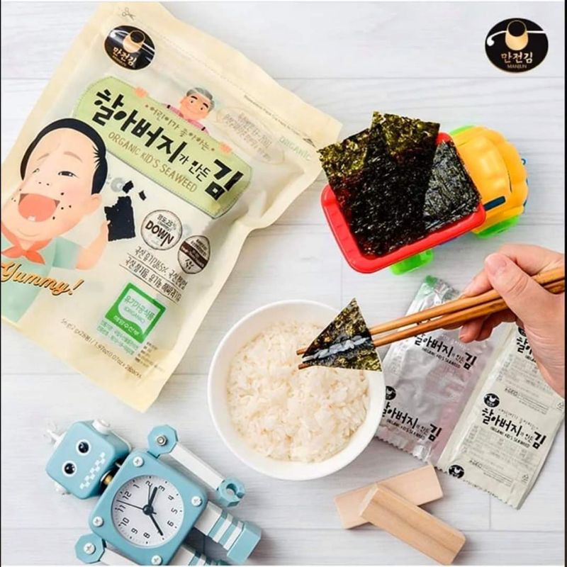 Rong biển bổ sung lợi khuẩn cho bé manjun