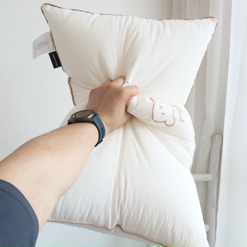 RUỘT GỐI ĐẦU LÔNG VŨ CAO CẤP CÓ IN HÌNH GẤU TEDDY SIÊU ĐÁNG YÊU KÍCH THƯỚC 50*70cm(1cặp)