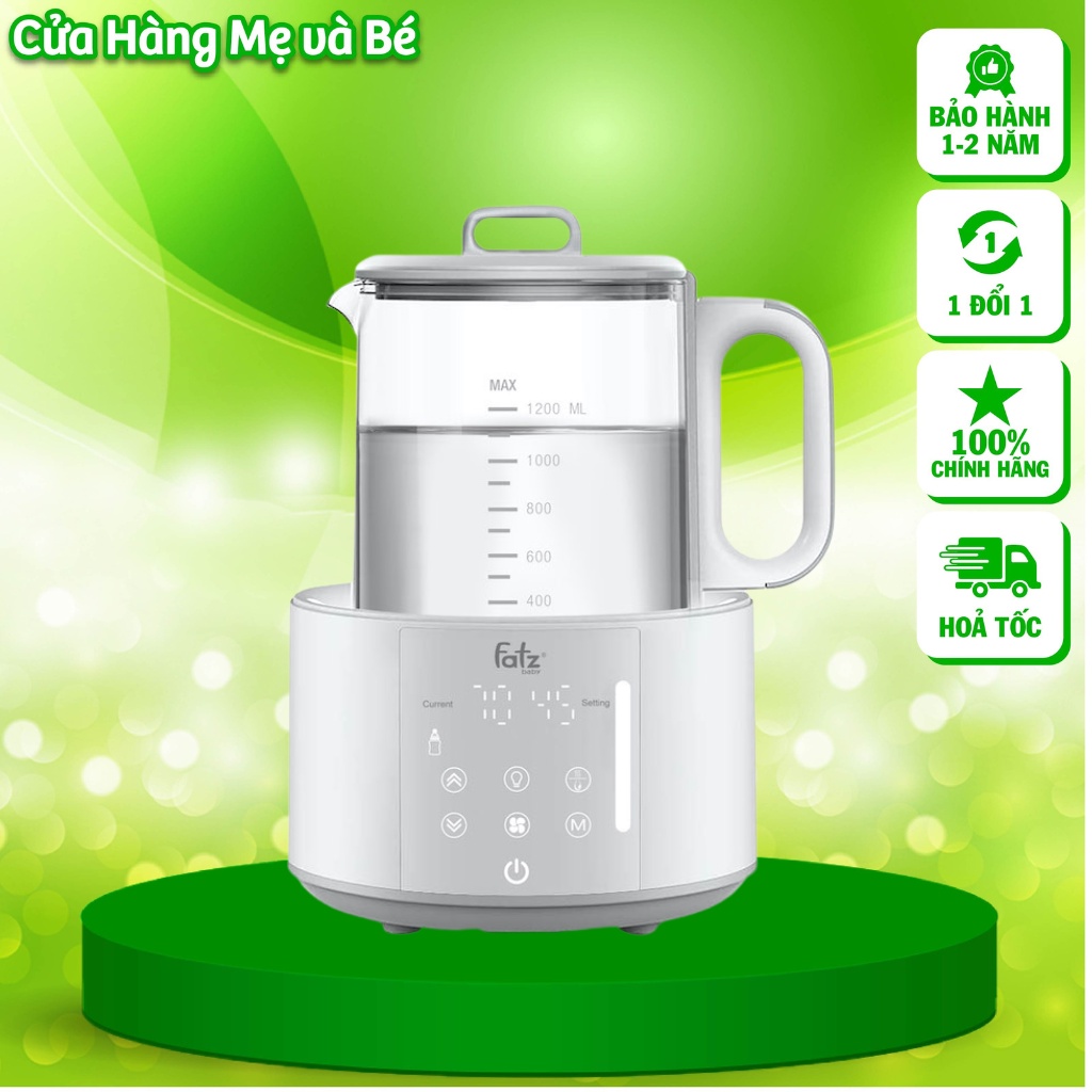 Máy đun và hâm nước pha sữa điện tử Fatzbaby QUICK 6 FB3582TK