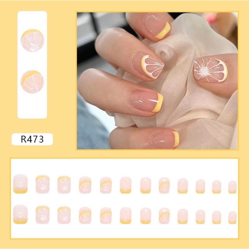 Móng Tay Giả | Set 24 Móng, Kèm keo dán tiện dụng