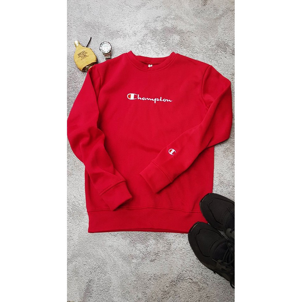 ÁO SWEATER CHAM.PI.ON CAO CẤP vải nỉ bông