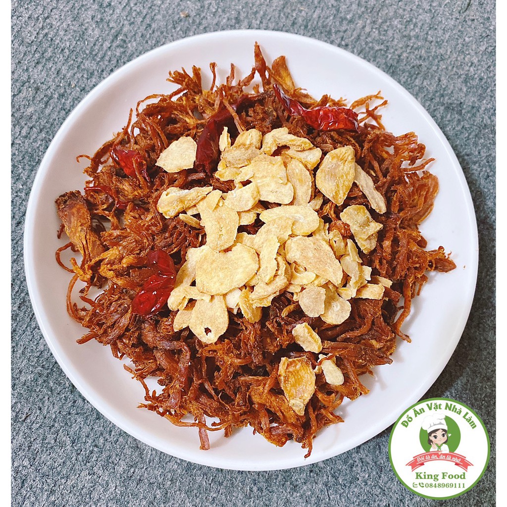 1KG Heo khô cháy tỏi có chứng nhận VSATTP | KingFood  - Thế Giới Đồ Ăn Vặt - Đồ Ăn Vặt Hà Nội