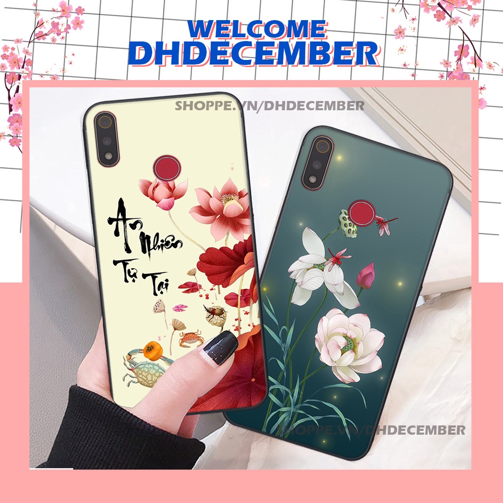 Ốp lưng Realme 3 / 3 PRO in hình thư pháp tâm an vạn sự an ,mã đáo thành công SIÊU CHẤT