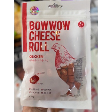 Phô mai cuộn - Sandwich hỗn hợp/cá hồi/thịt gà Bowwow 120 g