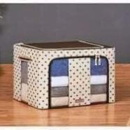 Túi Đựng Chăn Màn Quần Áo Khung Sắt họa tiết ngẫu nhiên / trong suốt