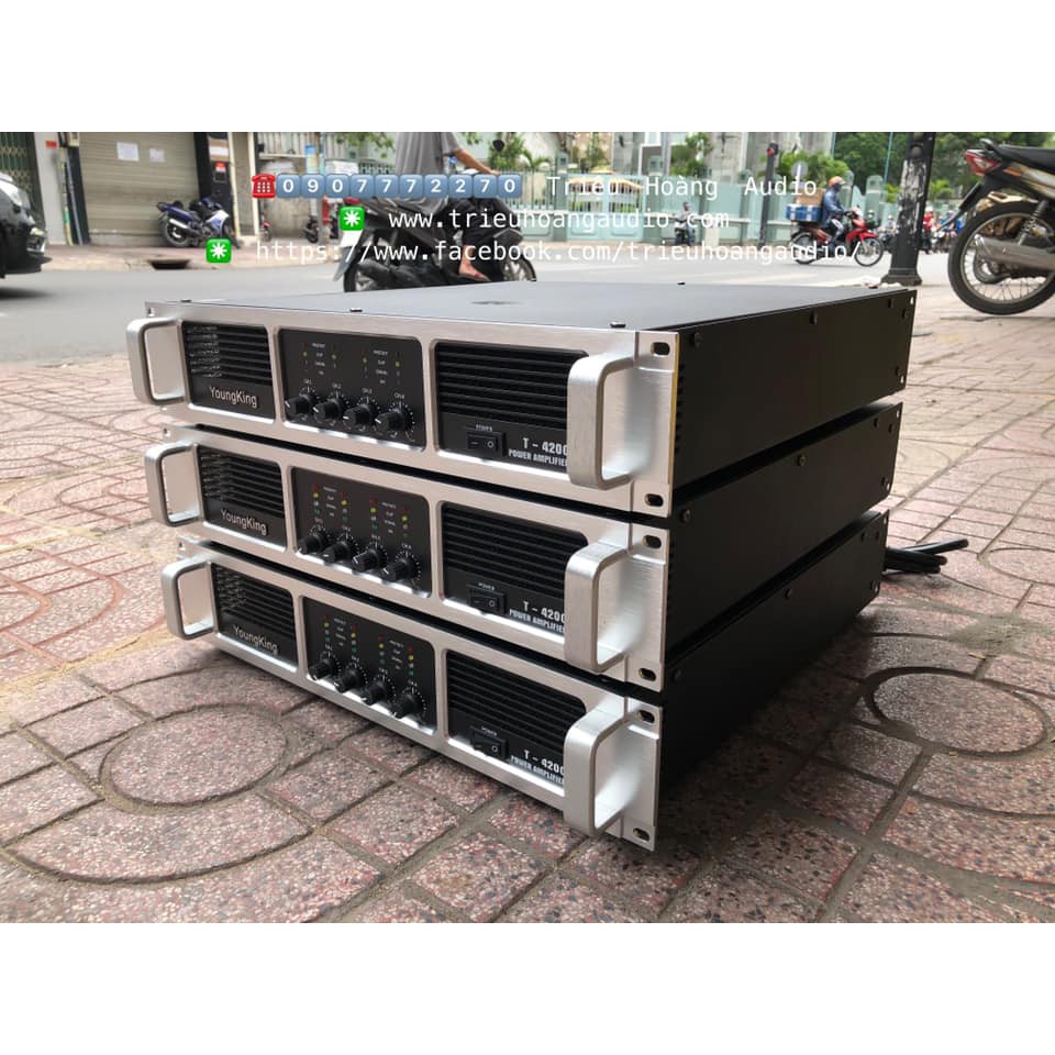 Đẩy Main YoungKing Audio T-4200 . 4 Kênh
