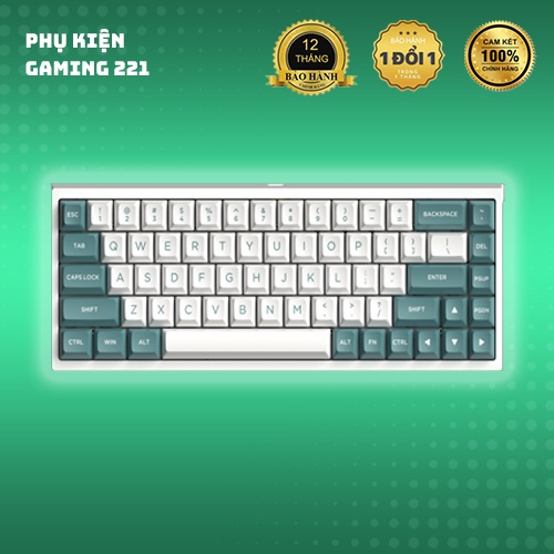 Bàn Phím Cơ Máy Tính Có Dây - FL - Esport FL680 Sam Aqua Green Gateron Cap Switch - Hàng Chính Hãng