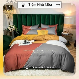(Nhiều Mẫu Hot)Bộ Chăn Ga Gối Cotton Hoạt Tính100%✨m6/m8/2m-Tiệm Nhà Mêu✨Set 4 Mon Organic Cổ Điển Phong Cách Hàn Quốc