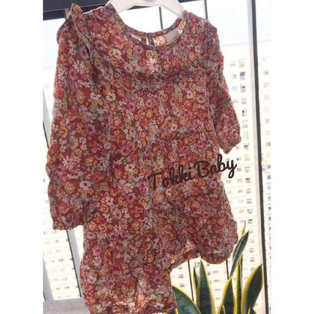 Váy hoa nhí dư xịn cho bé gái