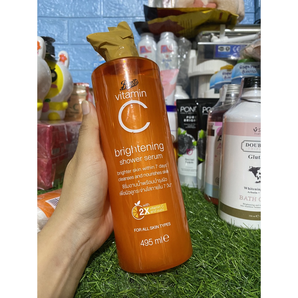 SỮA TẮM + DƯỠNG THỂ VITAMIN C BOOTS THÁI LAN