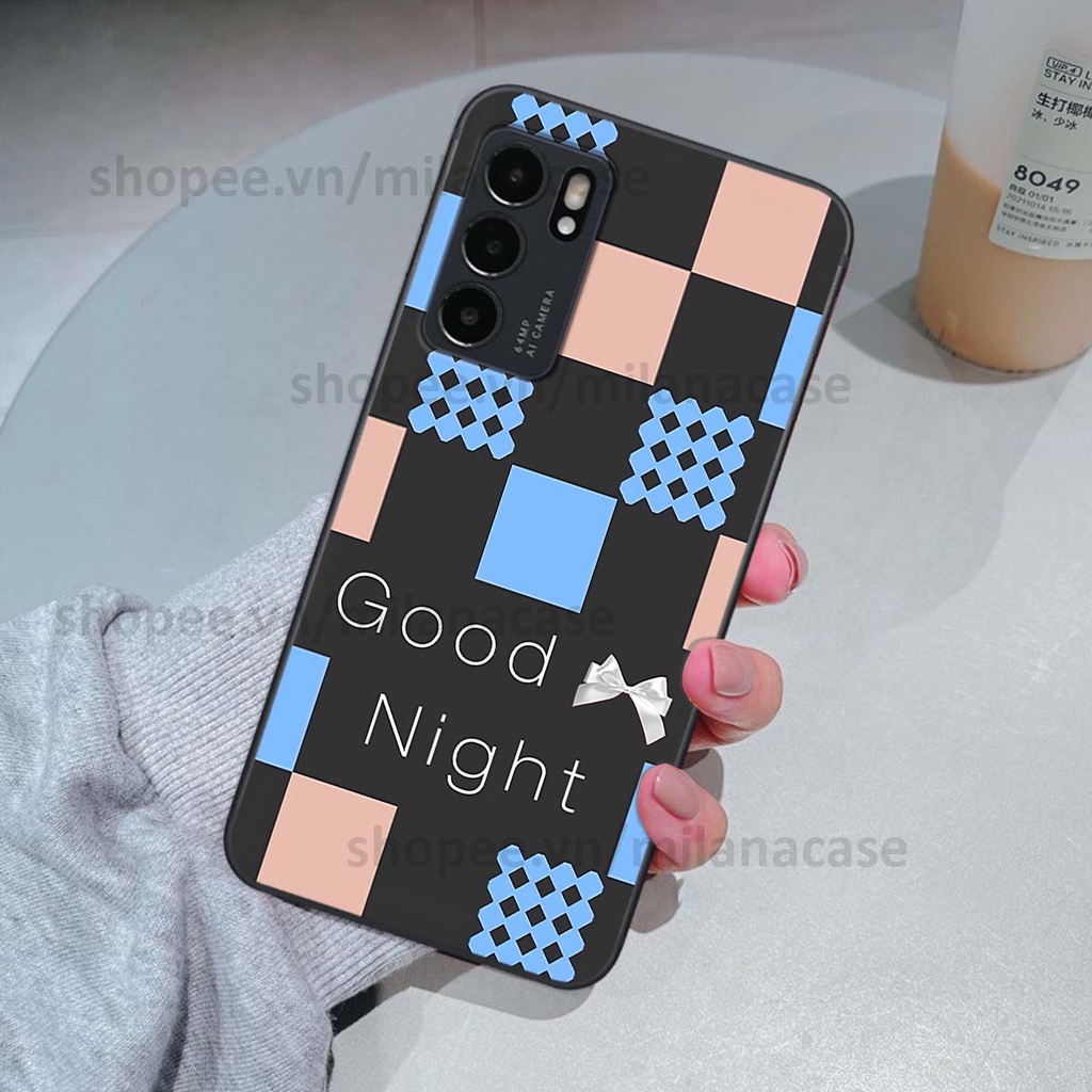 Ốp Oppo Reno6 / Reno6 Z 5G / Reno 6 caro họa tiết nhiều màu sắc siêu đẹp thời trang cá tính