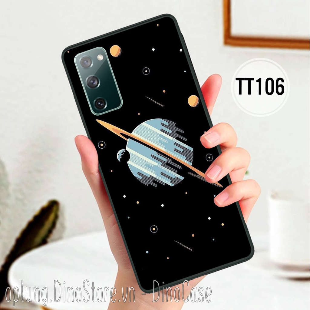 Ốp Samsung S20 / S20 Ultra / S20FE / S20 Plus - Ốp lưng nhựa bảo vệ camera chống bám bẩn hình vũ trụ ngân hà hành tinh.