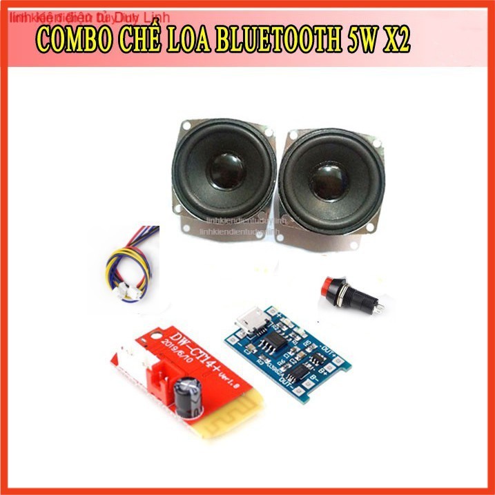 Combo chế loa Bluetooth 5w x2 .