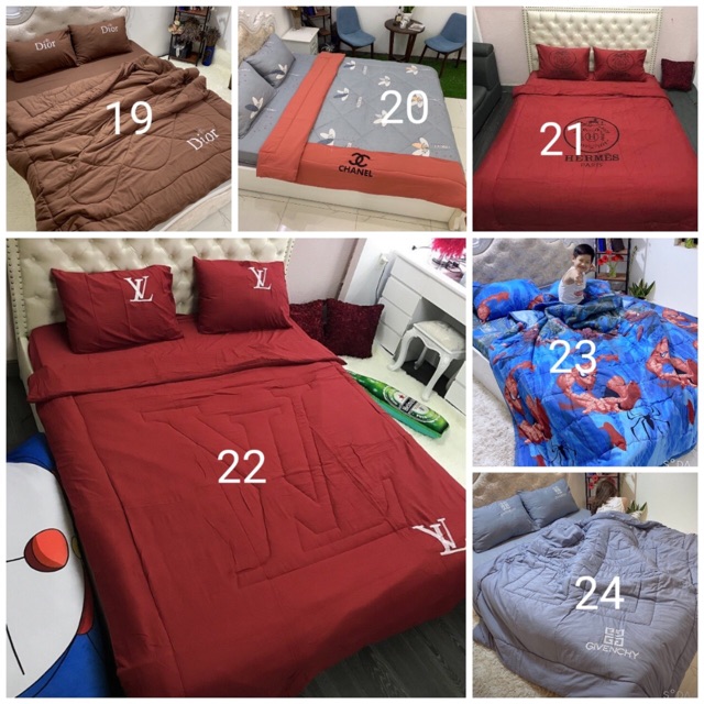 Trọn bộ cotton đũi 5 món thương hiệu mới nhất(được chọn mẫu) | BigBuy360 - bigbuy360.vn