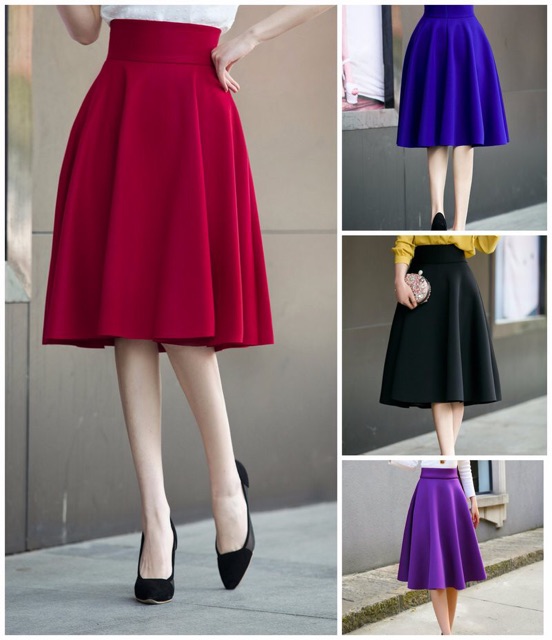 Sale khủng-Chân Váy Xoè Khoá Kéo Lưng Đủ Size | BigBuy360 - bigbuy360.vn