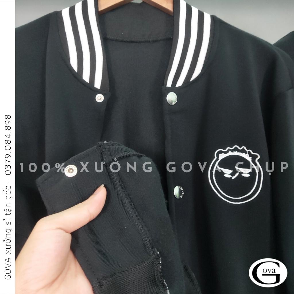 Áo Koác Bomber nỉ TÓC XOĂN form rộng Unisex AKN7 GOVA Mẫu Hot vừa về XƯỞNG SỈ GOVA