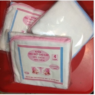 Khăn sữa cho bé set 10c