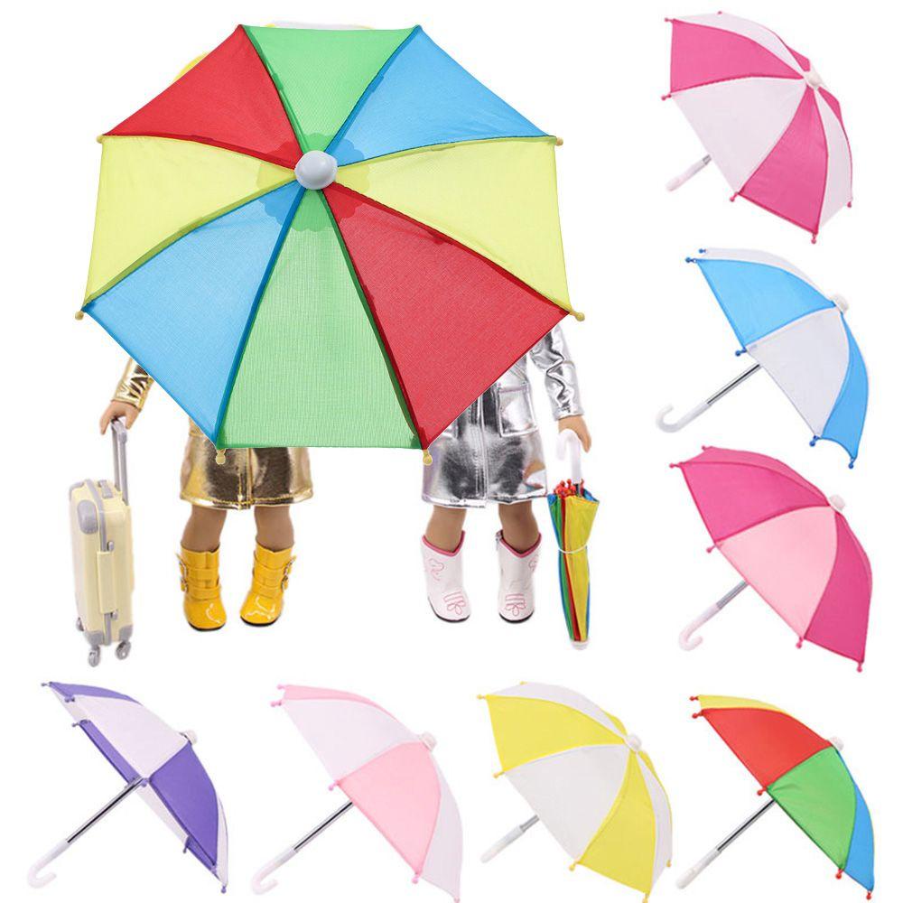 Dù Đồ Chơi Nhiều Màu Sắc Kích Thước 18 Inch / 43CM Trang Trí Nhà Búp Bê