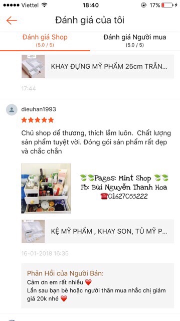 Kệ mỹ phẩm max trắng 35cm 1 ngăn kéo to