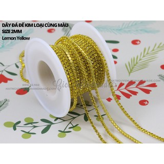Combo hạt cườm, hạt đá, dây hạt đá đính kết