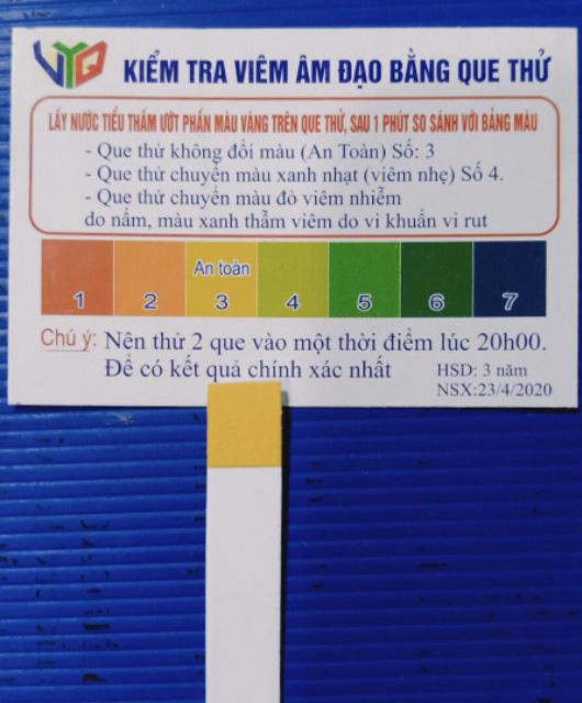 20 QUE/1 TÚI THỬ VIÊM PHỤ KHOA CHÍNH XÁC