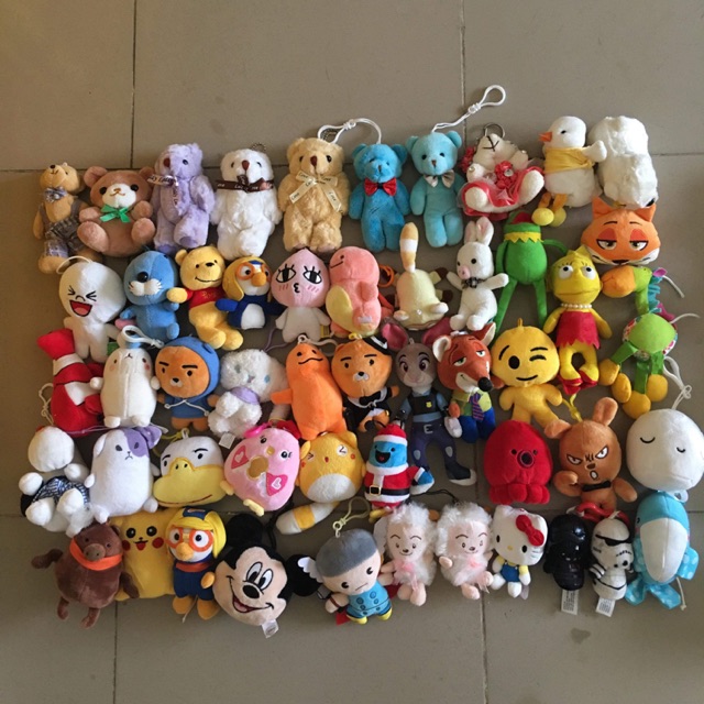 Set 30 gấu bông mini size 7-10cm