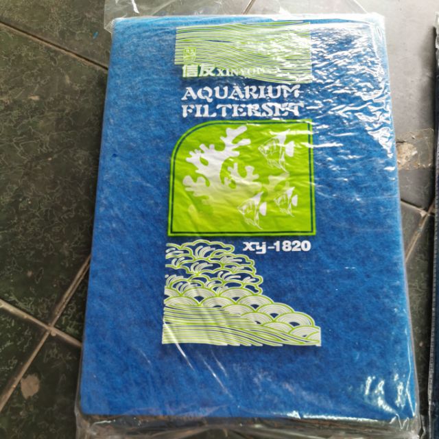 Bông gòn lọc xanh lọc nước hồ cá