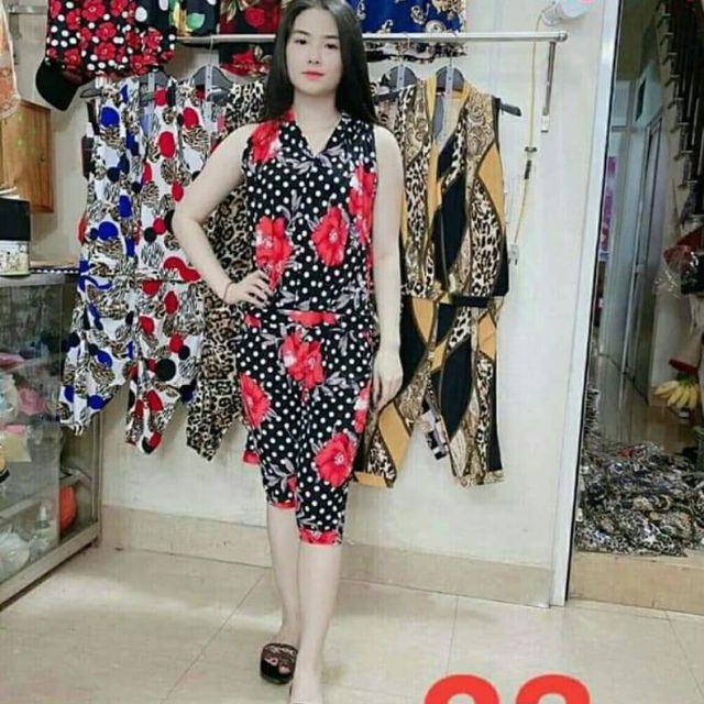 Bộ thun lạnh mặc nhà