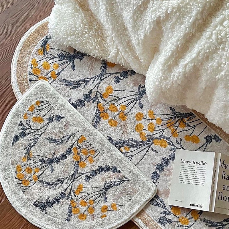 Thảm Lót Sàn Thấm Hút Nước Chống Trượt Trang Trí Nhà Cửa