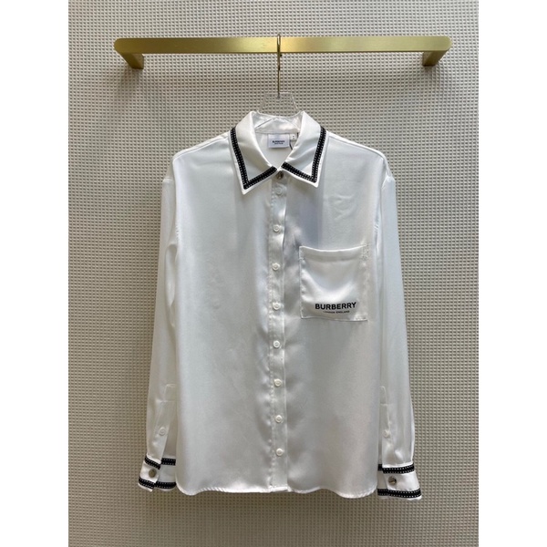Áo sơ mi dài tay nữ thương hiệu thời trang cao cấp Burberry