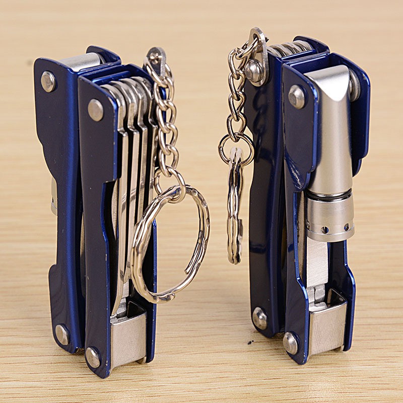 Dụng cụ móc khoá đa năng phượt EDC có đèn Pin tiện dụng - 9293store | BigBuy360 - bigbuy360.vn