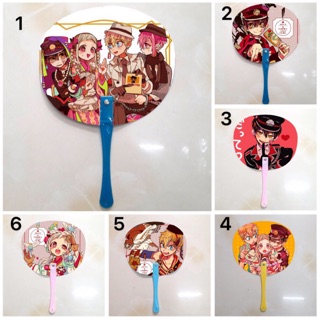 Quạt anime jibaku shounen hanako-kun in 2 mặt ảnh khác nhau