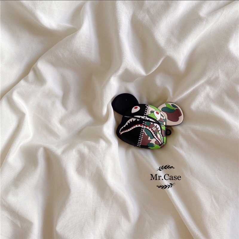 Case Airpods 1/2 Pro Vỏ Ốp Đựng Tai Nghe Bearbrick Bape - Mr.Case Airpods