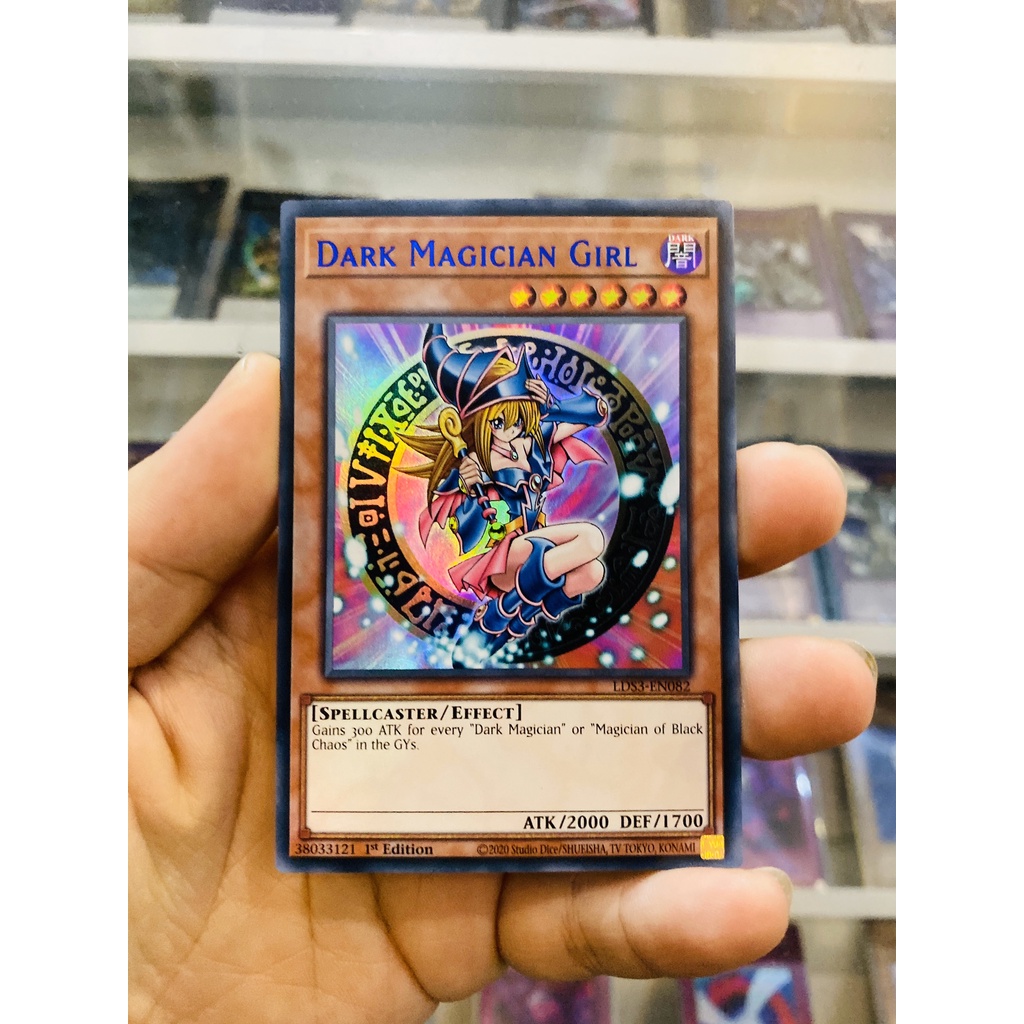Thẻ Bài YugiOh! Mã LDS3-EN082 - Dark Magician Girl - Ultra Rare  - 1st Edition