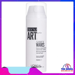 Kem dưỡng giữ nếp tóc và tăng sóng xoăn L'oreal Tecni.Art Siren Waves Defining Elasto-Cream 150ml