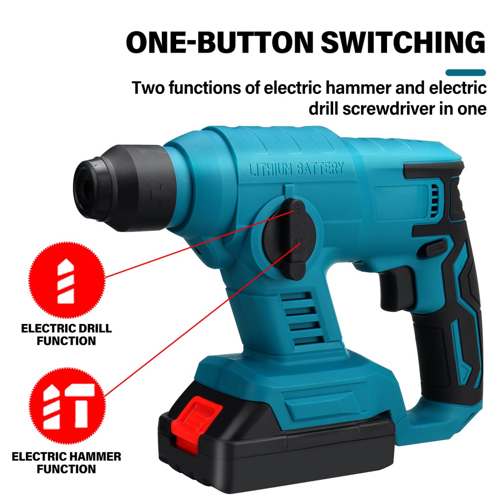 Máy Khoan Điện Không Chổi Than 388vf 10000rpm Có Thể Sạc Lại Đa Năng Tiện Dụng