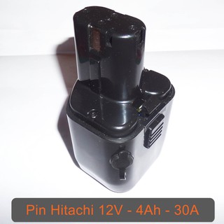 Pin Hitachi 12V li-ion 4AH Mới, Mạch sạc adapter