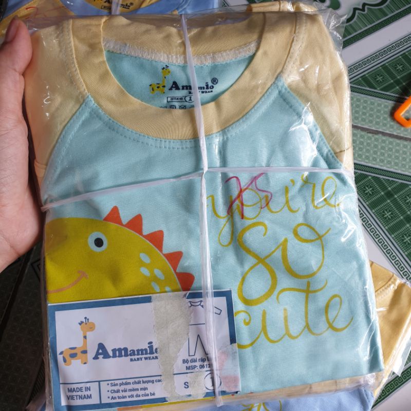 {8-16kg} Bộ Thun Lạnh Dài Tay Sài Gòn cho bé trai size nhí (hàng công ty đẹp)