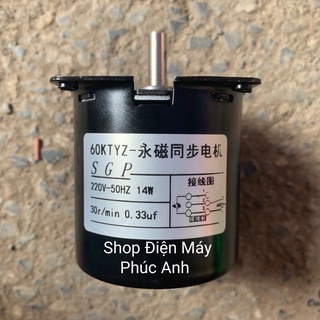 Motor giảm tốc ac 220v 60ktzy 30 vòng phút