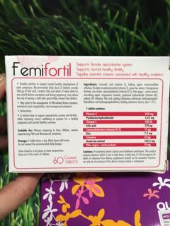 Femifortil tặng trà.