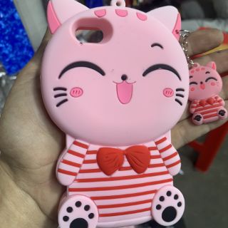 Ốp lưng iphone 4 dẻo silicon hình gấu heo dễ thương
