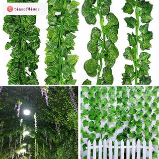 Set 12 dây leo giả bằng nhựa trang trí tiện dụng dài 2m